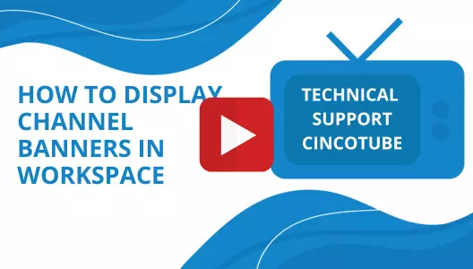 How to display channel banners in workspace